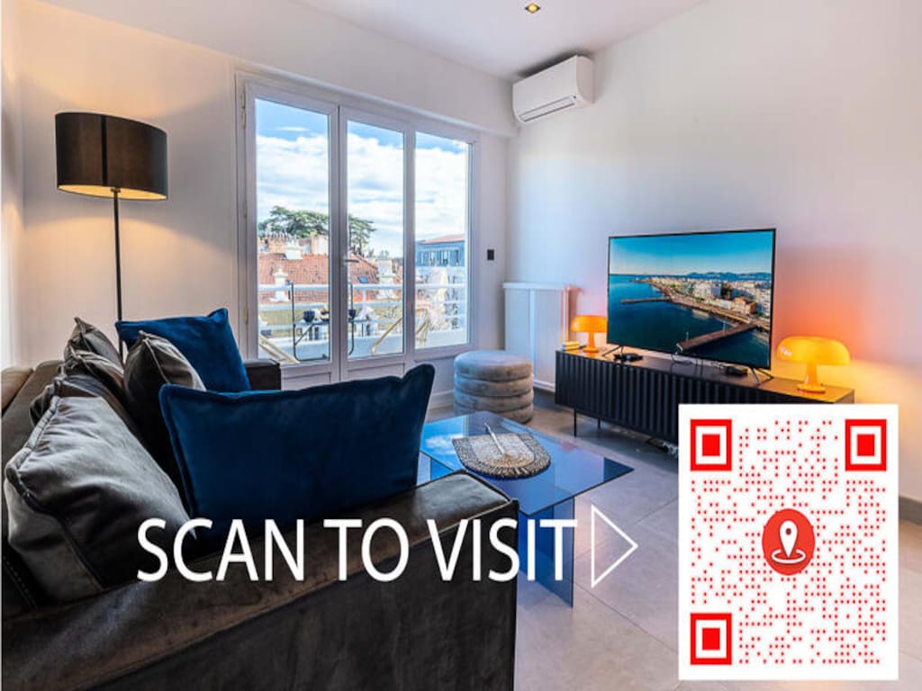 Appartement in Cannes met groot terras