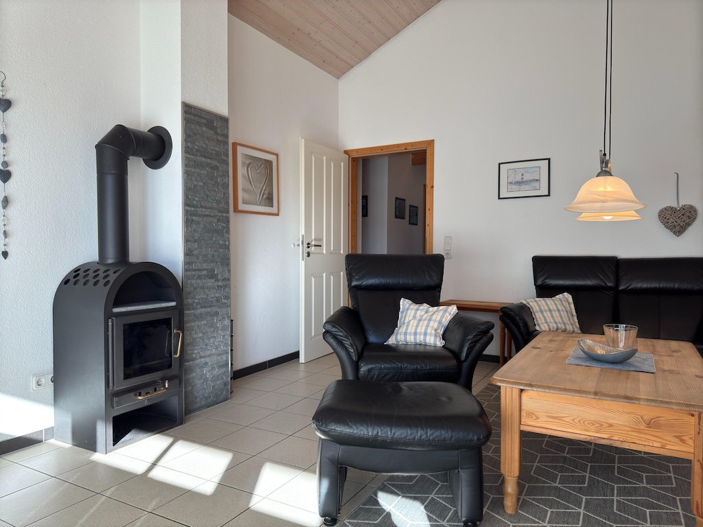 Vakantiehuis met open haard in Burhave