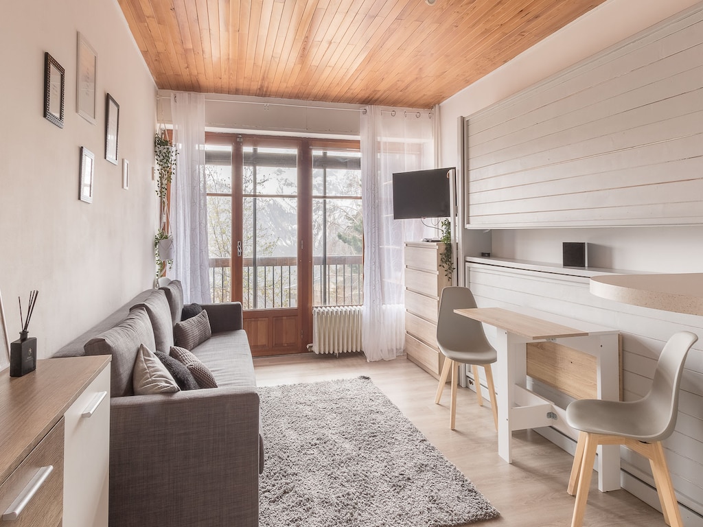 Studio in Orcières met Uitzicht op Bergen