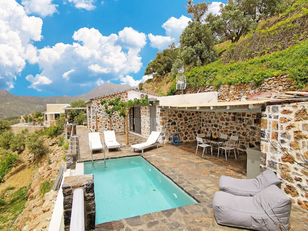 Villa in Plakias met Privézwembad en Uitzicht