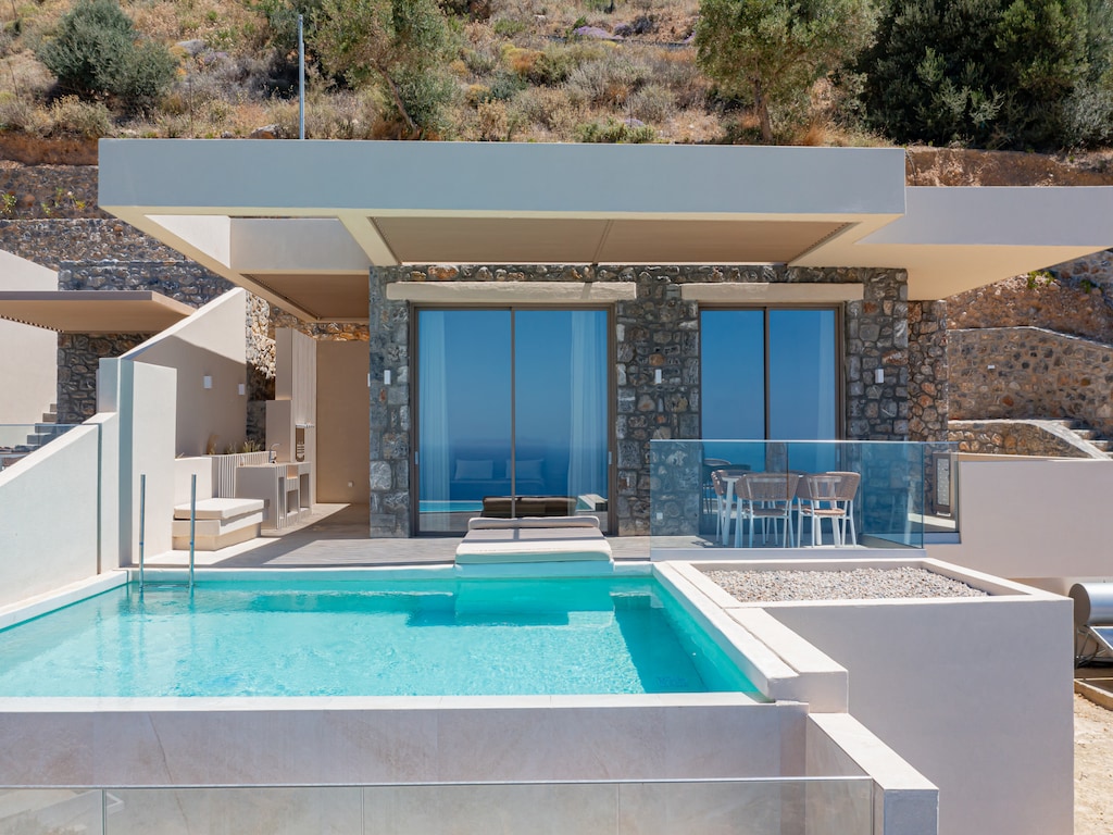 Villa in Plakias met Zwembad en Uitzicht