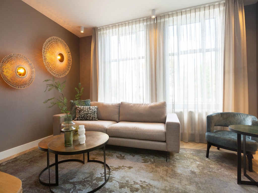 Stilvoll eingerichtetes Apartment mit 111 m², 3 Schlafzimmern und Hafenblick im Nautischen Zentrum Scheveningen, für bis zu 6 Personen.