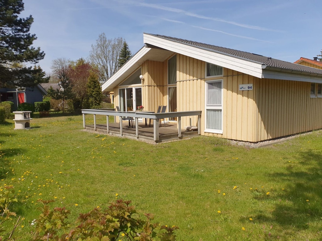 Vakantiehuis met sauna in vakantiepark Mirow