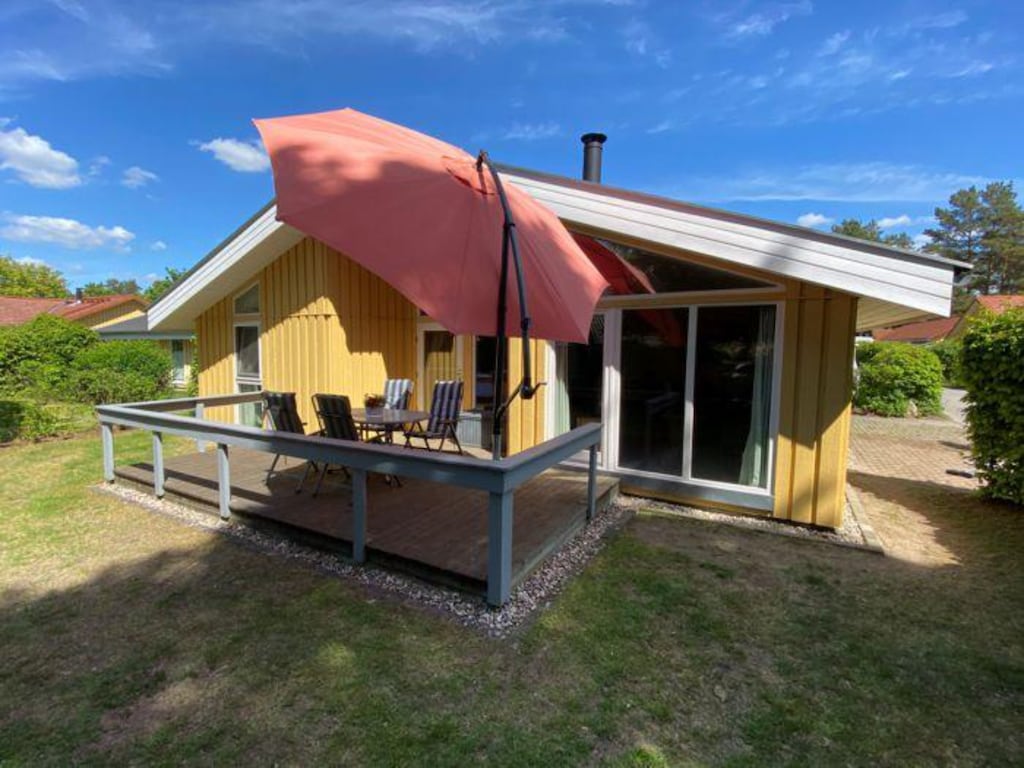Vakantiehuis met sauna op vakantiepark Mirow