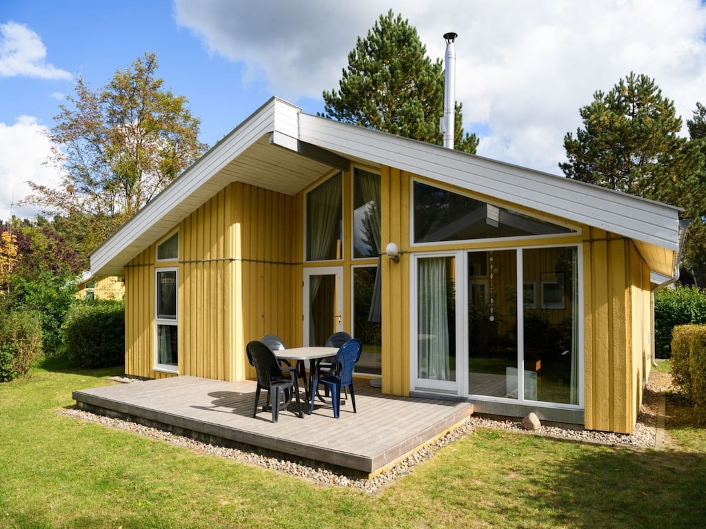 Vakantiehuis met sauna in vakantiepark Mirow