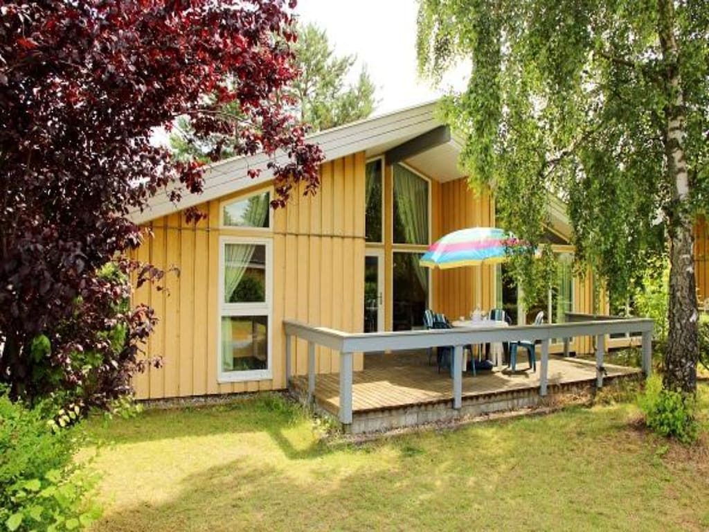 Vakantiehuis met sauna in vakantiepark Mirow