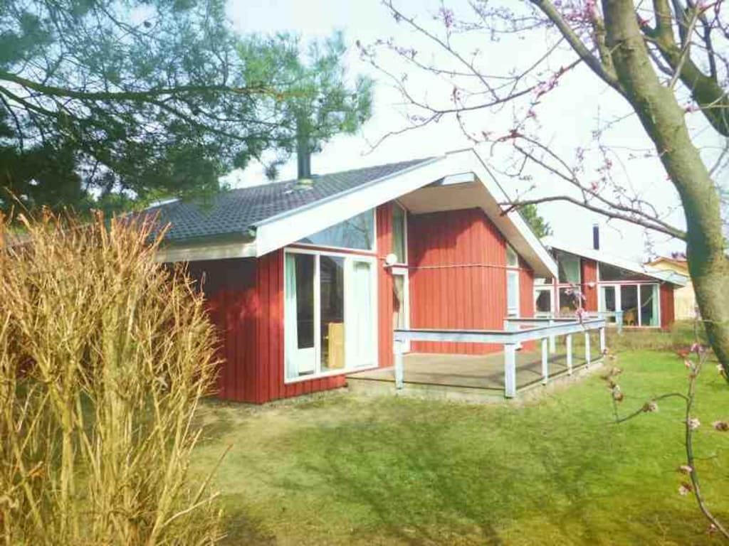 Vakantiehuis met sauna in vakantiepark Mirow