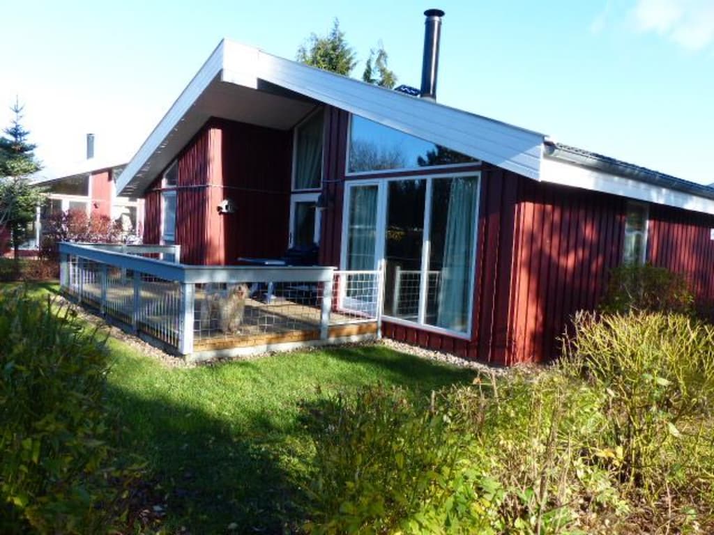 Vakantiehuis met sauna op vakantiepark Mirow