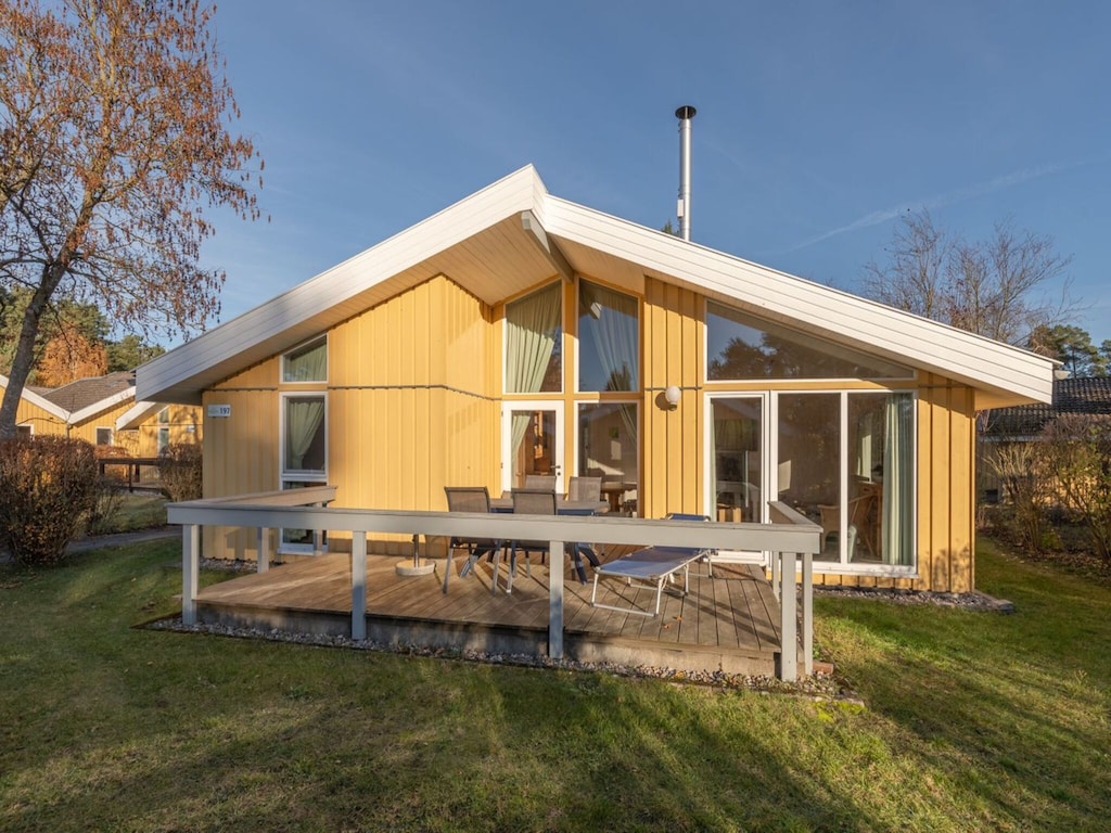 Vakantiehuis met sauna in vakantiepark Mirow