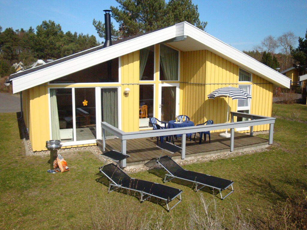 Vakantiehuis met sauna op vakantiepark Mirow