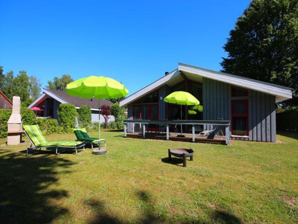 Vakantiehuis met sauna op vakantiepark Mirow