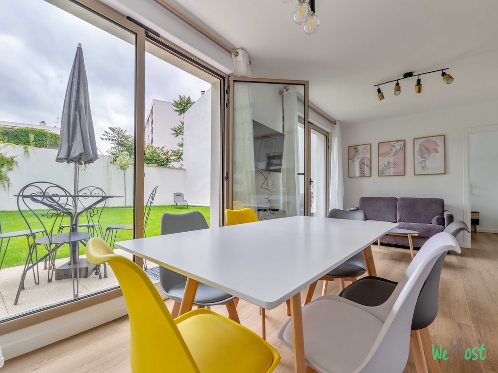 Exclusief appartement met tuin - 6P - Dichtbij Disney/Parijs