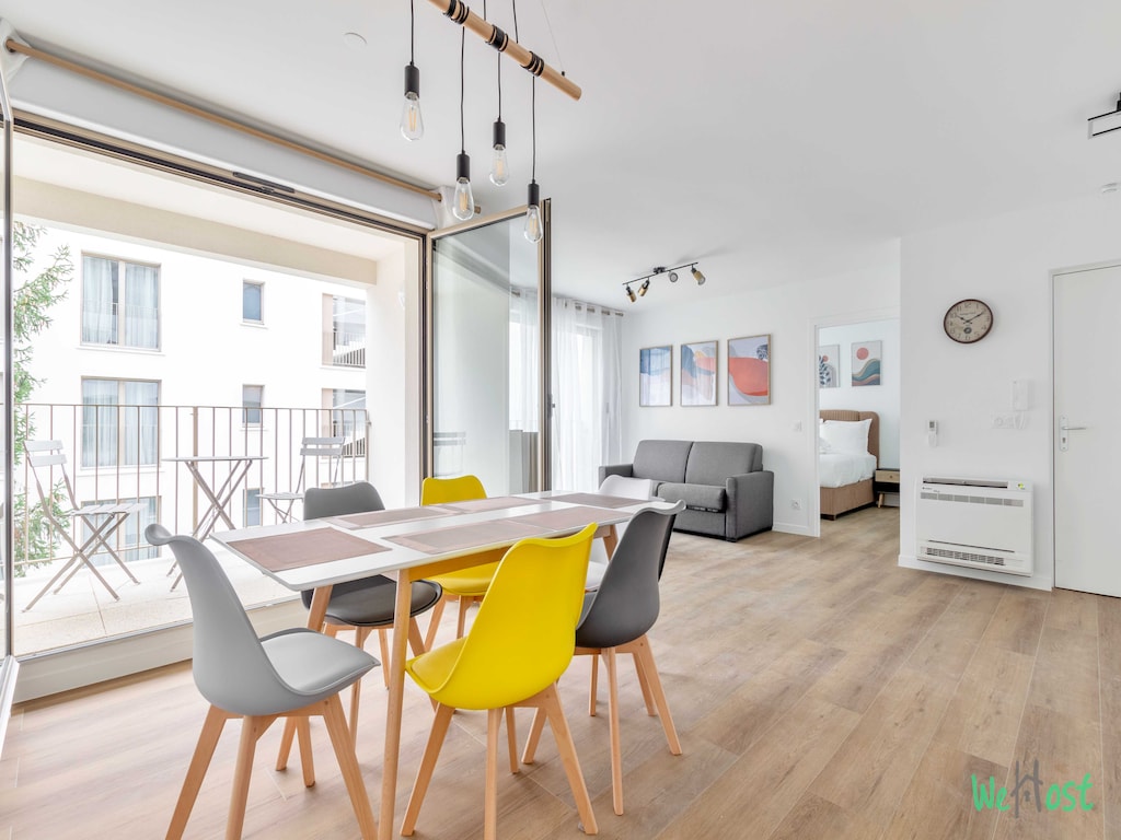 Modern appartement met balkon - 6P - in de buurt van Disney/Parijs