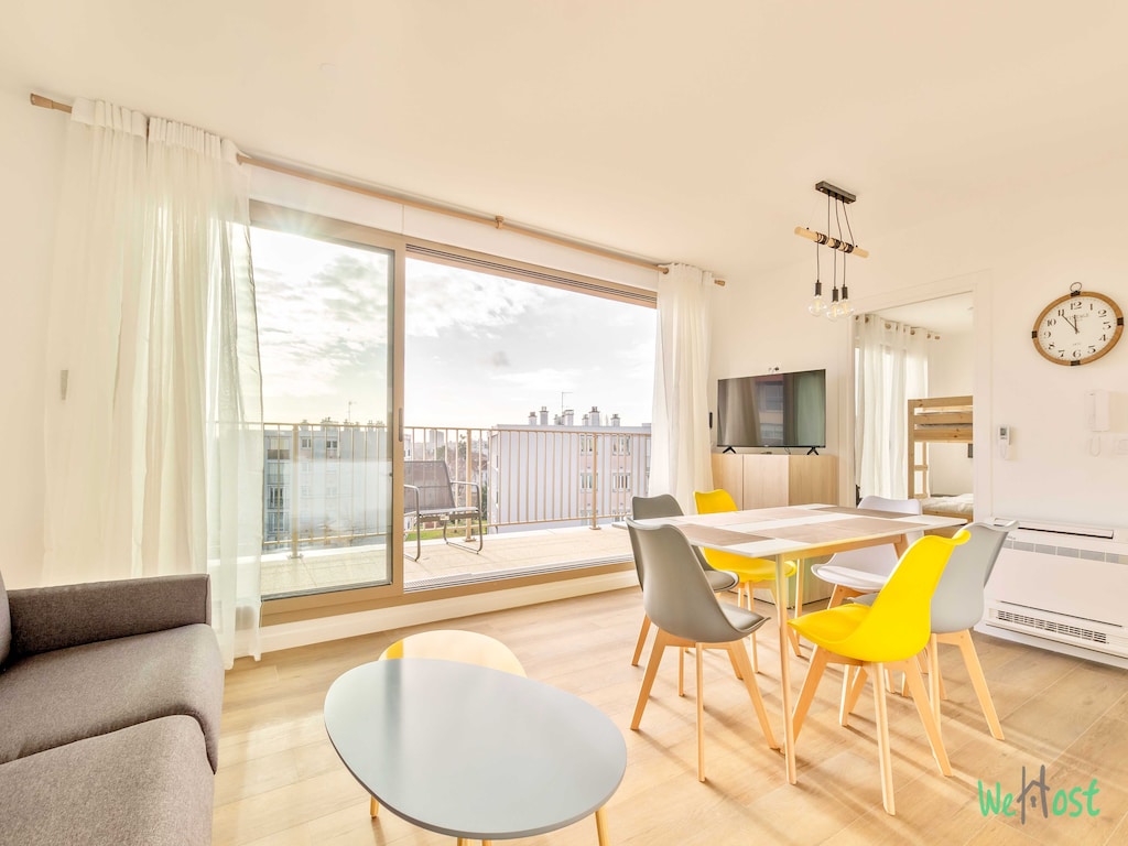Modern appartement met balkon - 6P - Dichtbij Disney/Parijs