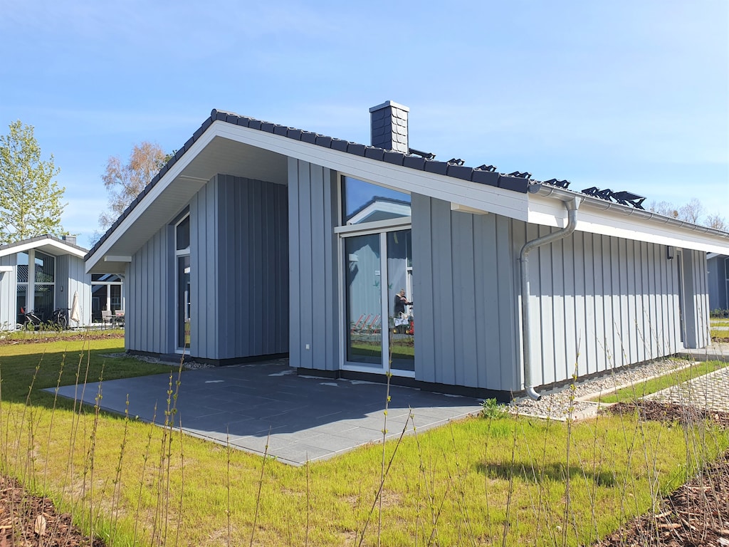 Vakantiehuis met sauna in vakantiepark Mirow