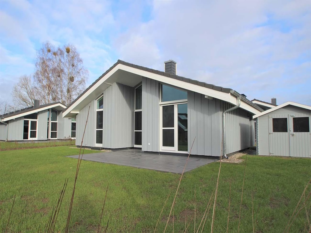 Vakantiehuis met sauna in vakantiepark Mirow