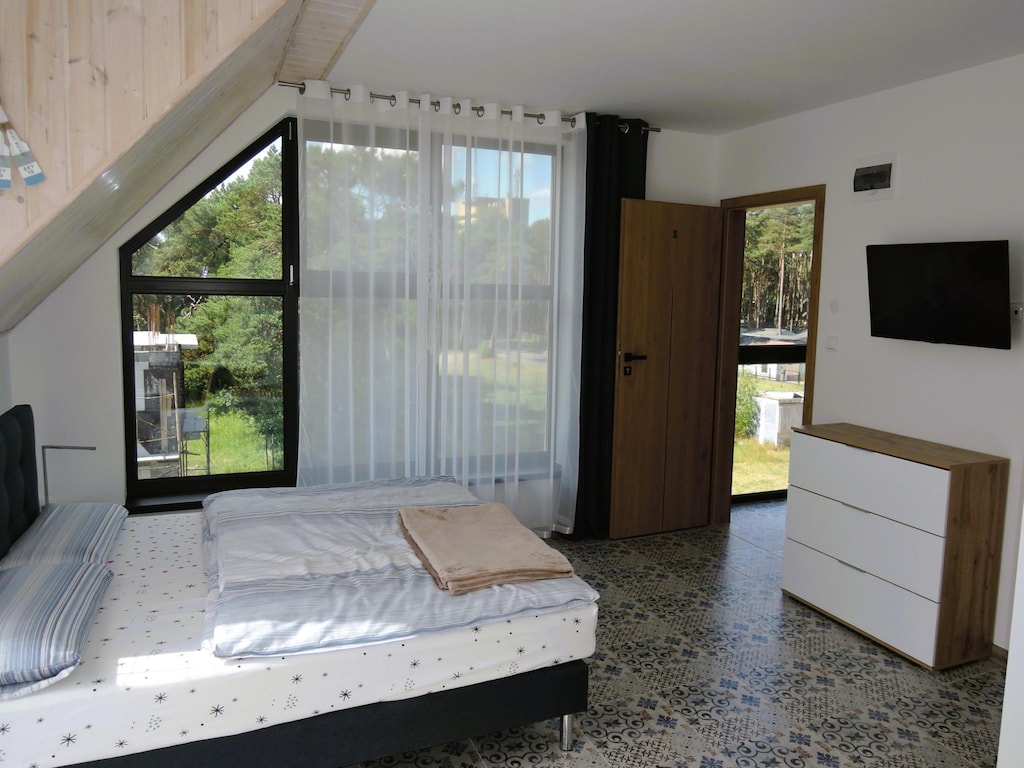 Een comfortabel vakantiehuis in Mrzeżyno.