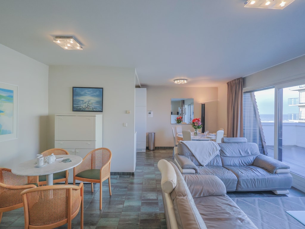 Penthouse aan Belgische kust met zeezicht