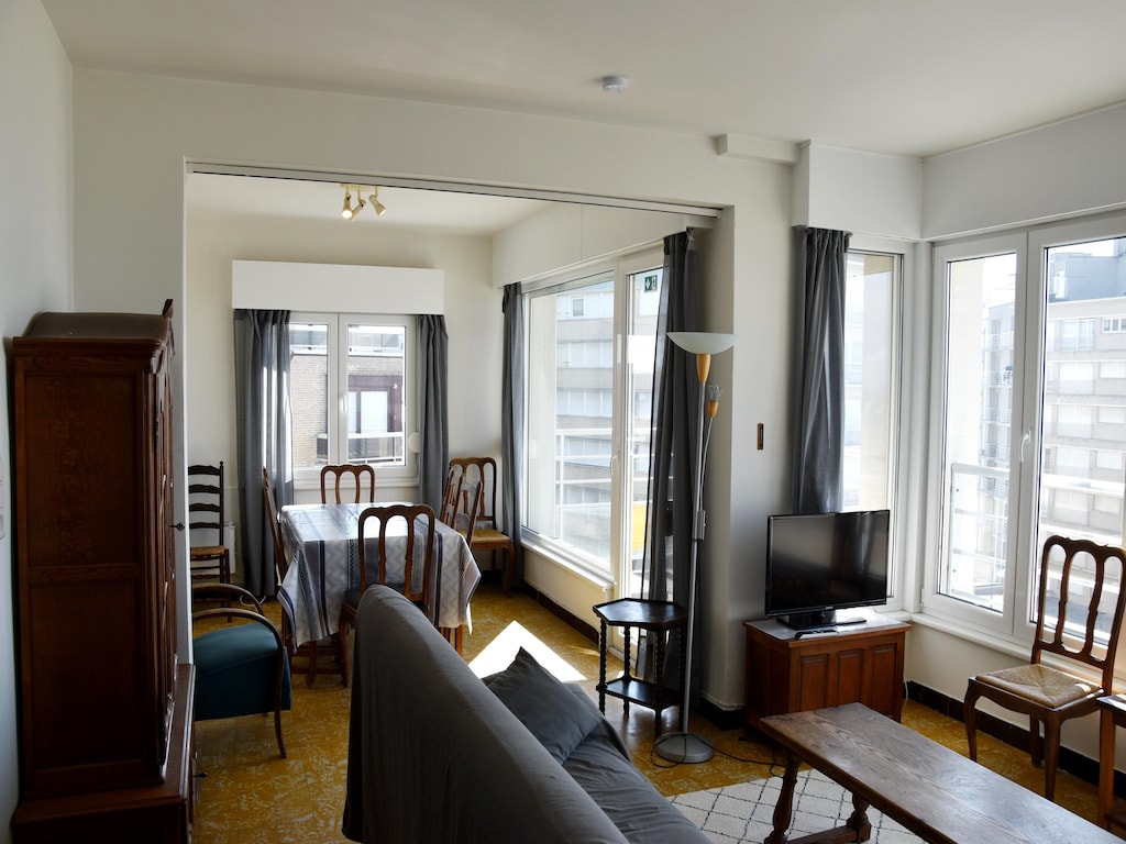 Appartement in Koksijde met uitzicht op de kust