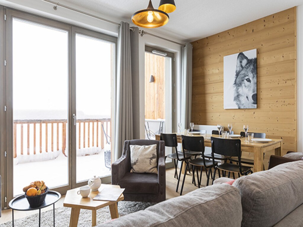 Appartement in La Rosière met Alpenzicht