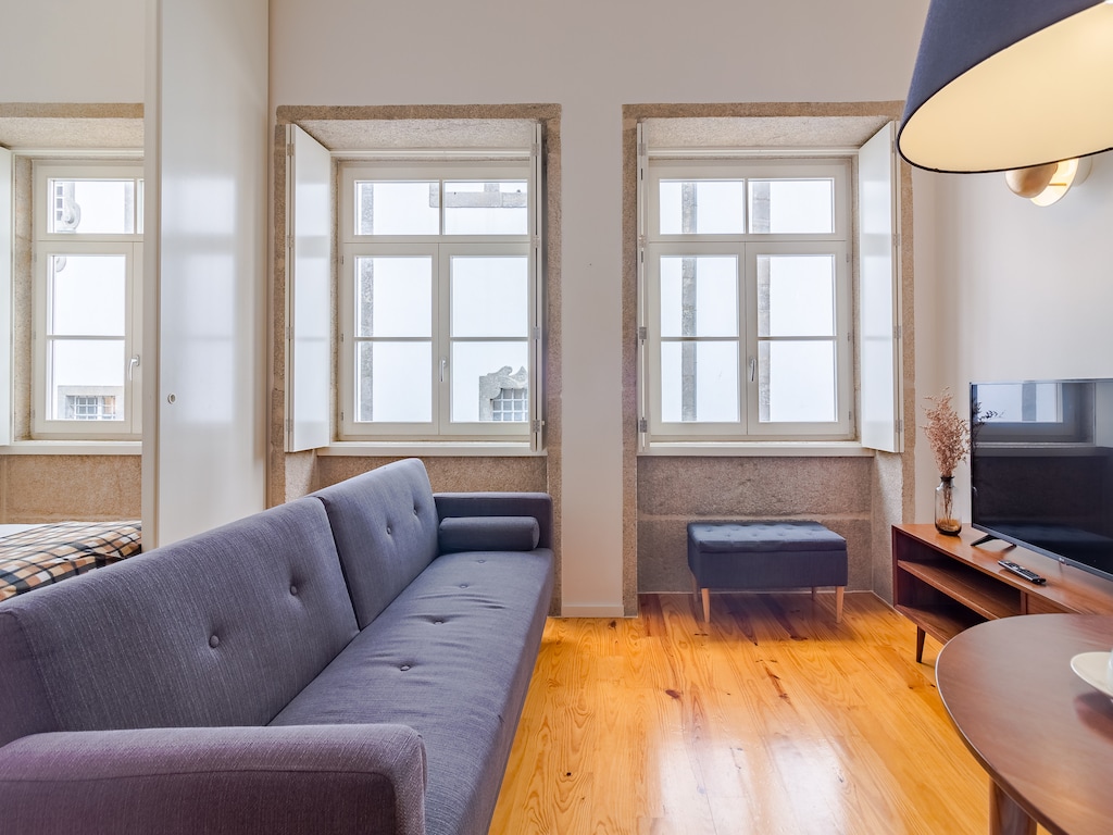 Stijlvolle studio in Porto met uitzicht op de stad