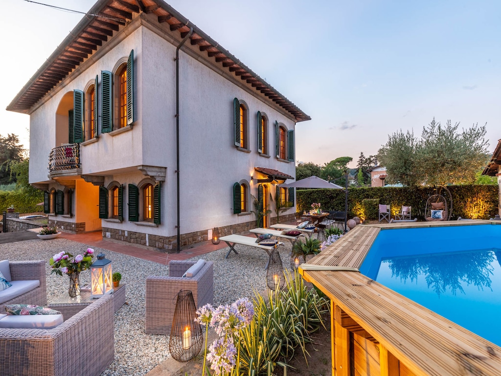 Villa in Lucca mit Pool und Landschaftsblick