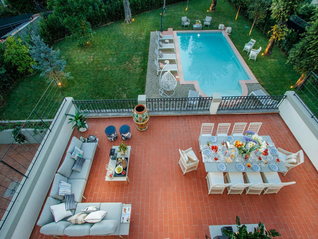 Villa in Lucca bij historische muren