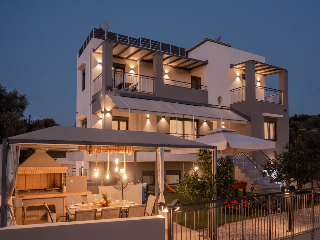 Luxe familievilla in de stad Rethymno