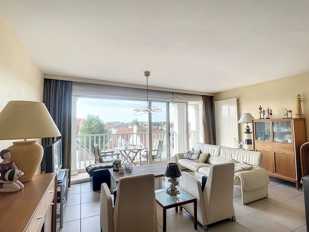 Appartement bij Belgische kust met terras