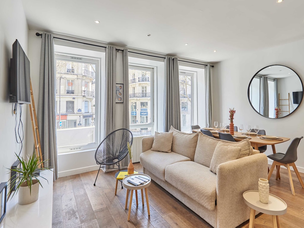 Prachtig appartement met 2 slaapkamers in het centrum van Parijs