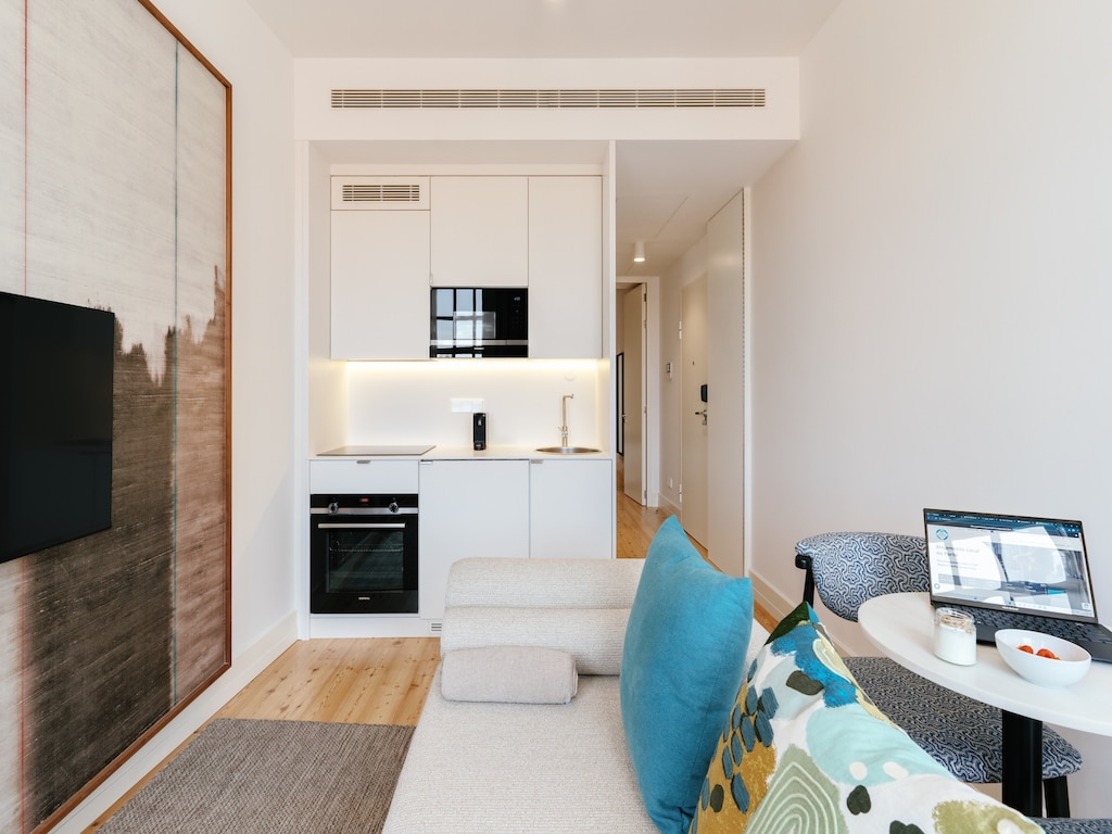Stijlvol stadsverblijf met balkon