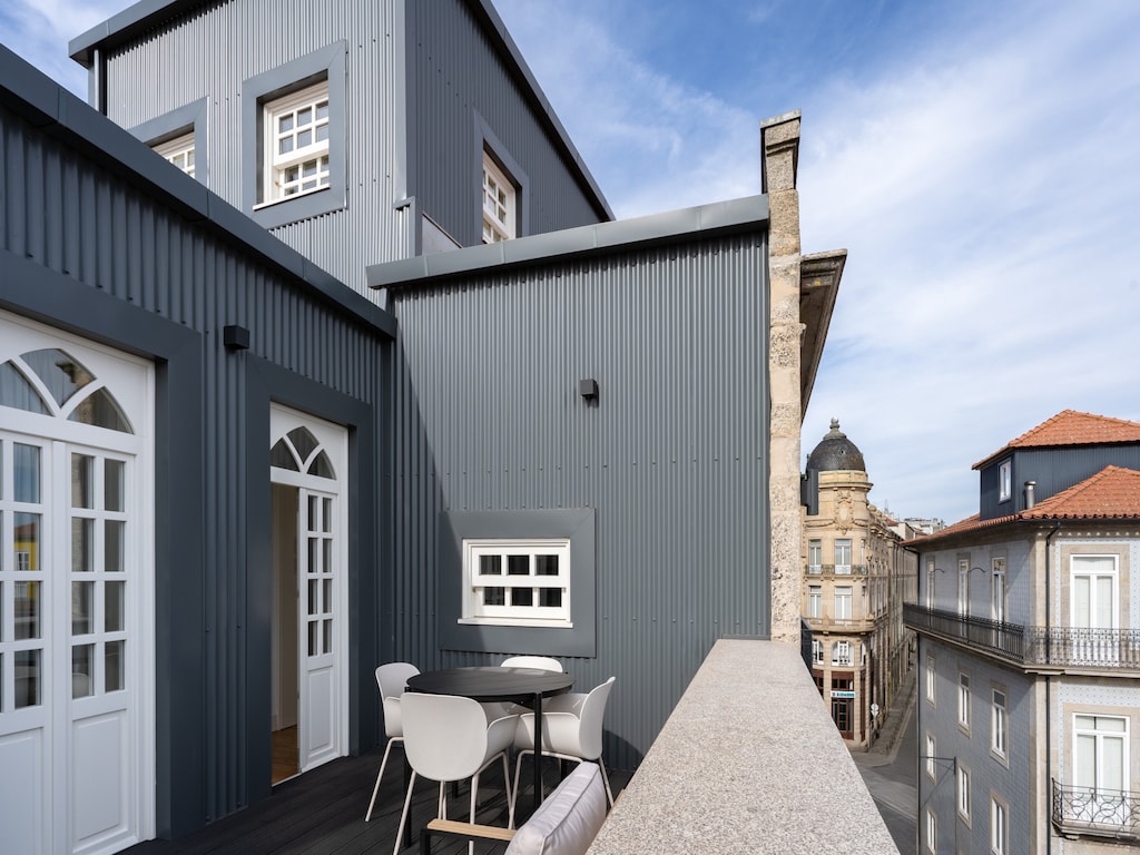 Stijlvol stadsverblijf met balkon