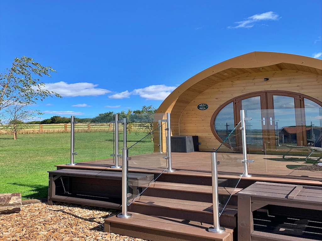 Glamping-pod ideaal voor wandelaars en fietsers, Geen storting