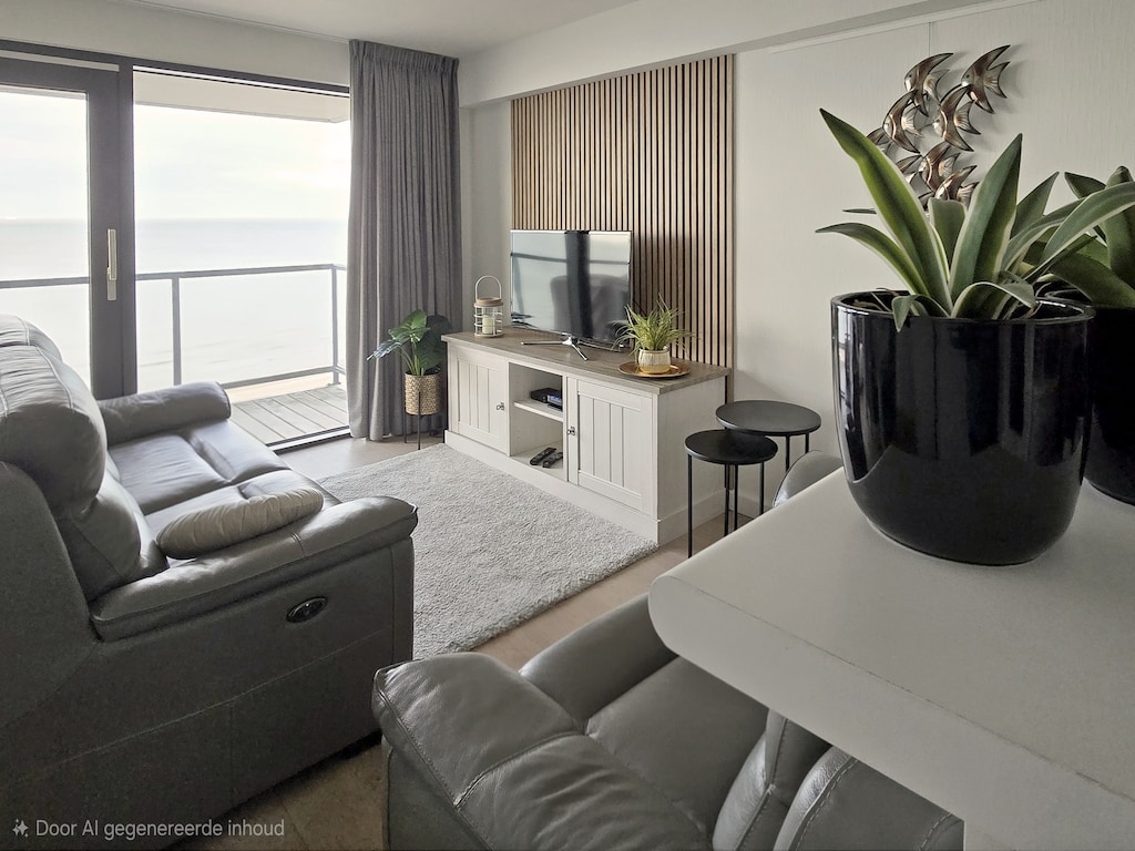 Appartement aan zee met uitzicht