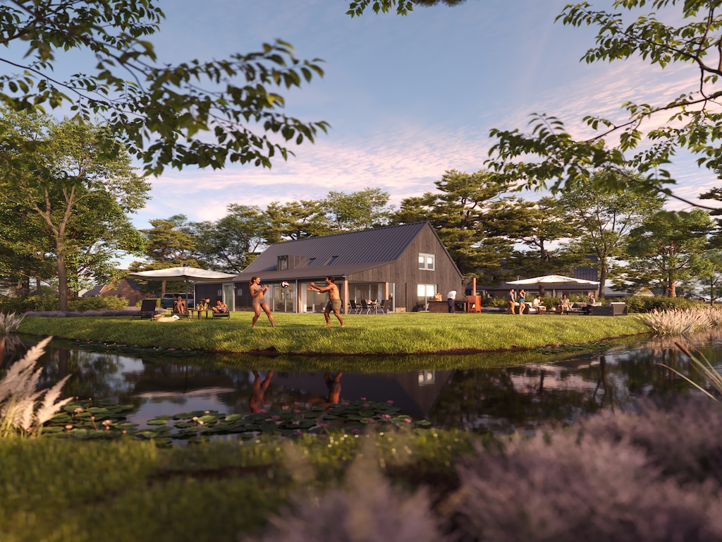 Ruim vakantiehuis met uitzicht op de kreek