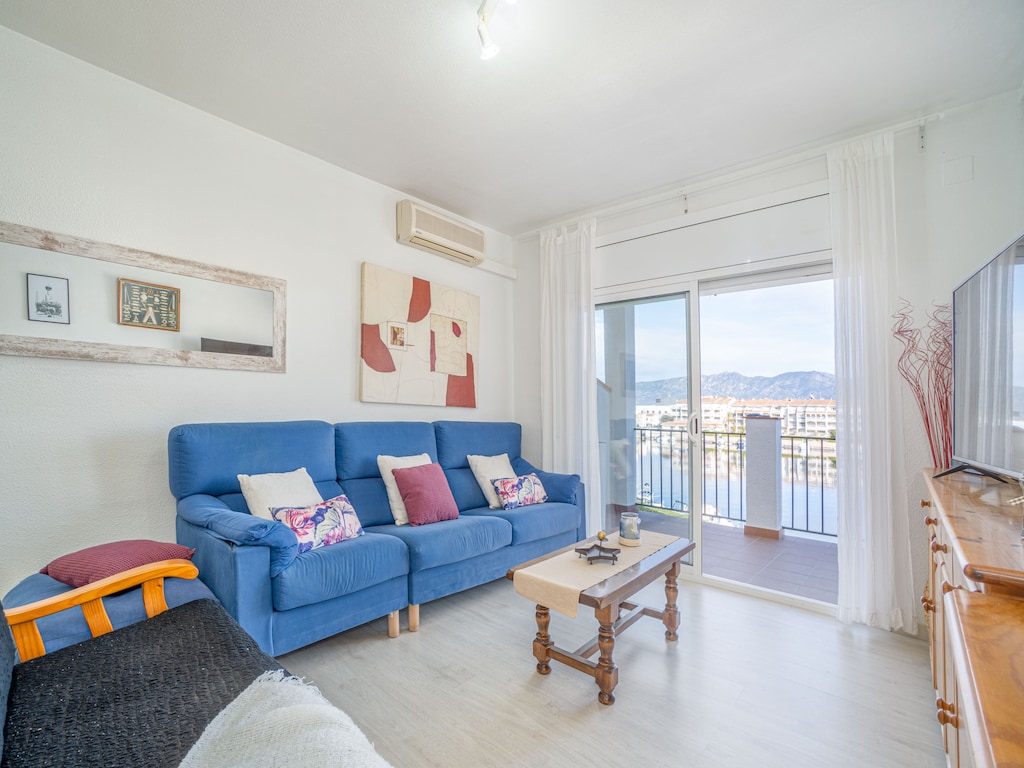 Wohnung in Empuriabrava mit Kanalblick
