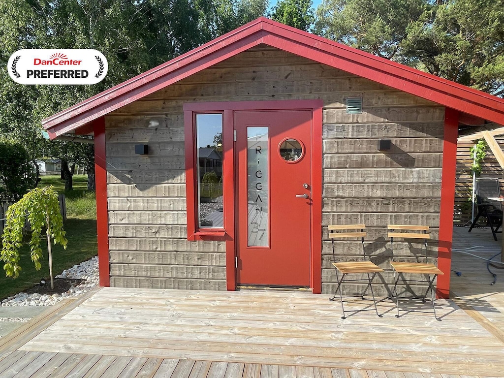 Gästehaus in der Nähe des Strandes von Skummelsov