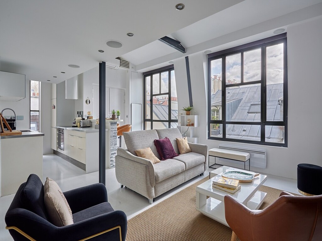 Chique duplex loft in het hart van Parijs Montorgueil