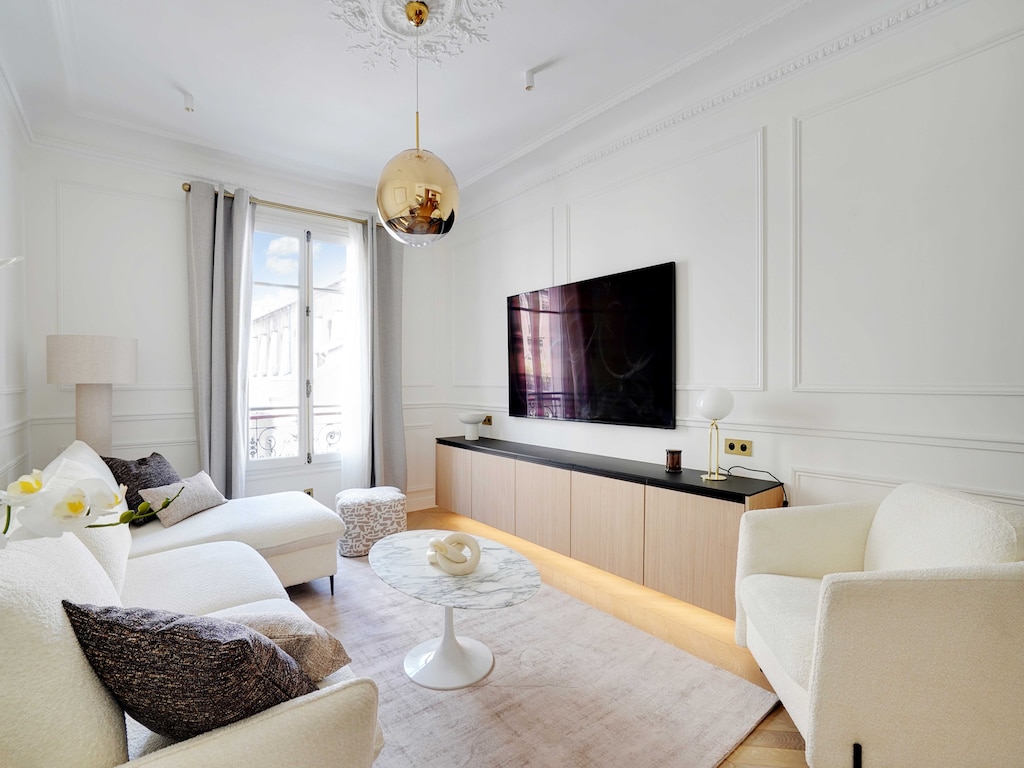 Elegant A/C Apt 2BR/6P – Parijs 17e/Monceau