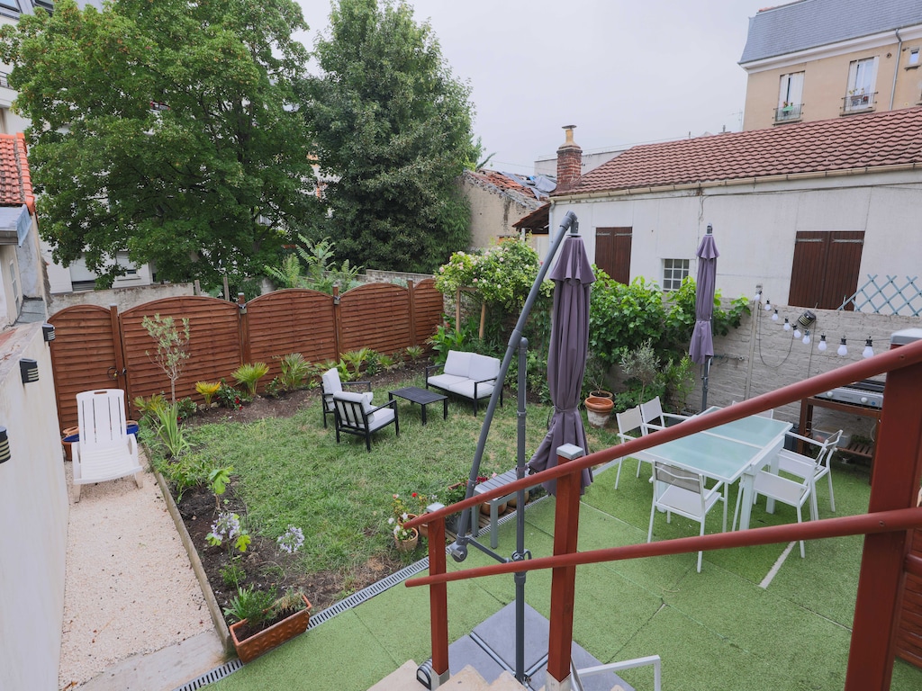Haus mit Garten 4BR/10P in der Nähe von Paris