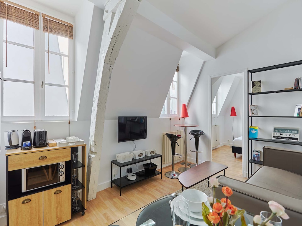 Charmant appartement met 1 slaapkamer in het hart van Marais