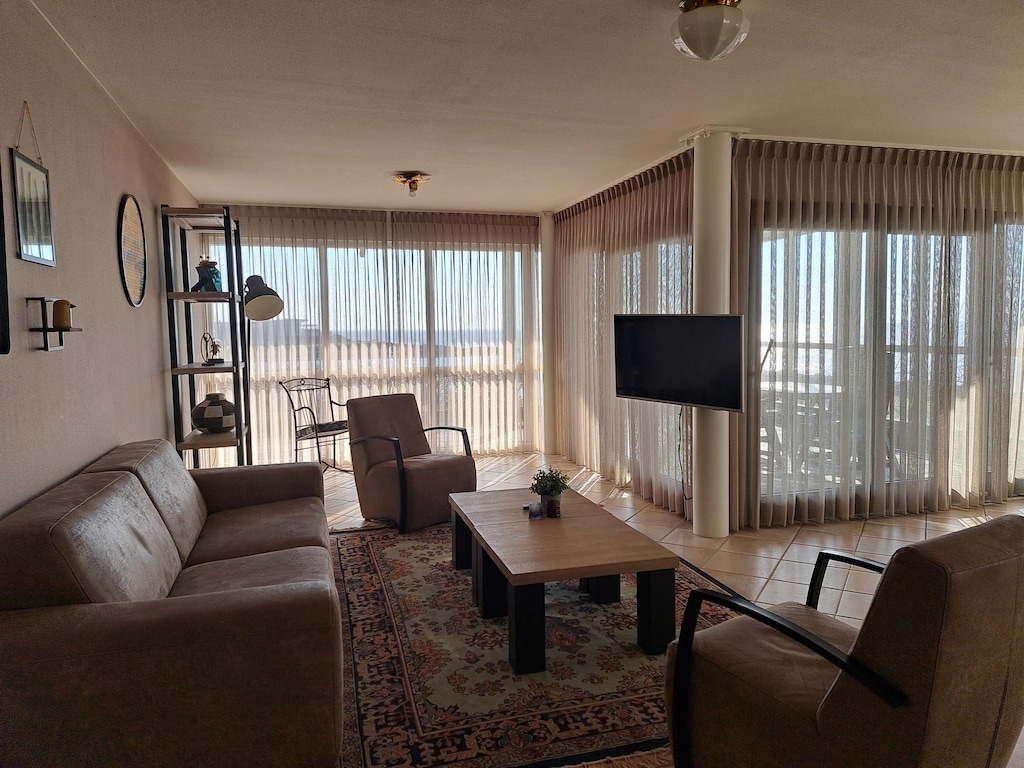 Suite mit Seeblick und Whirlpool in Makkum