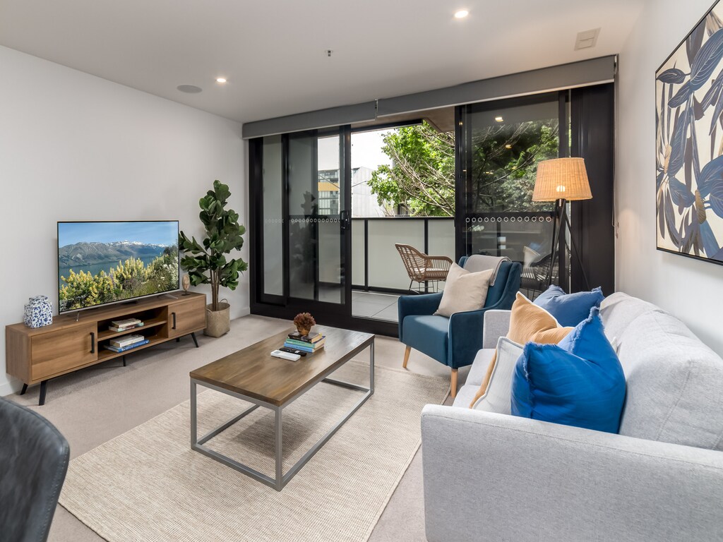 Chique 3-slaapkamerappartement in het centrum met zwembad en fitnessruimte