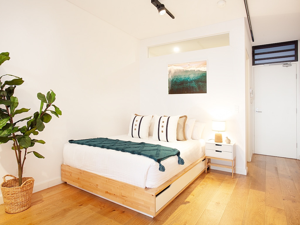 Stijlvolle studio met balkon vlakbij Darling Square