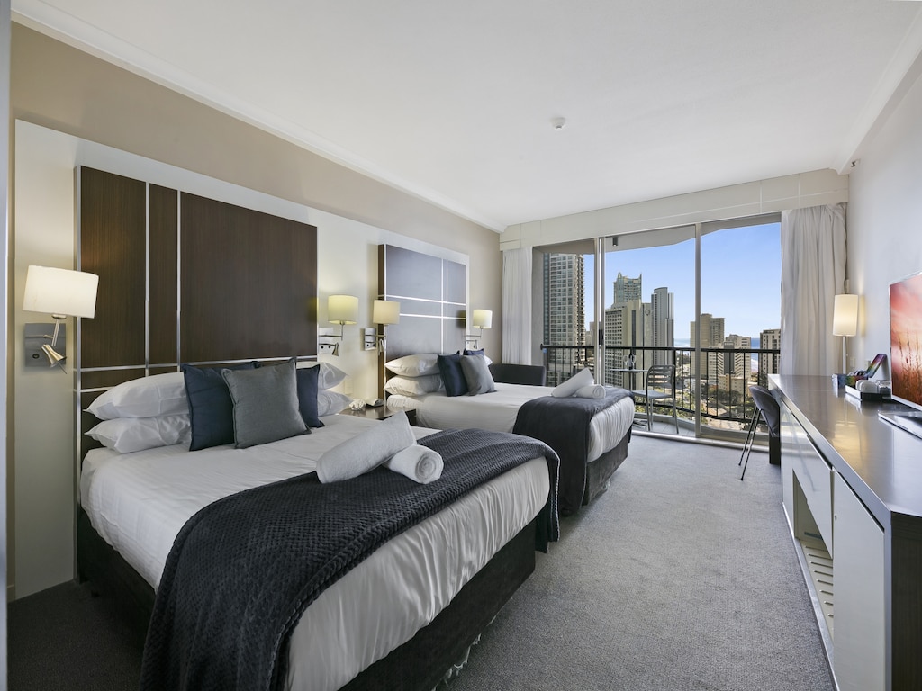 2-Bett-Studio mit Meerblick im Herzen von Surfers