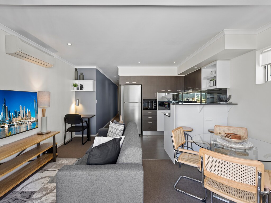 Schickes Apartment mit 2 Schlafzimmern und 5 Gehminuten zum QPAC