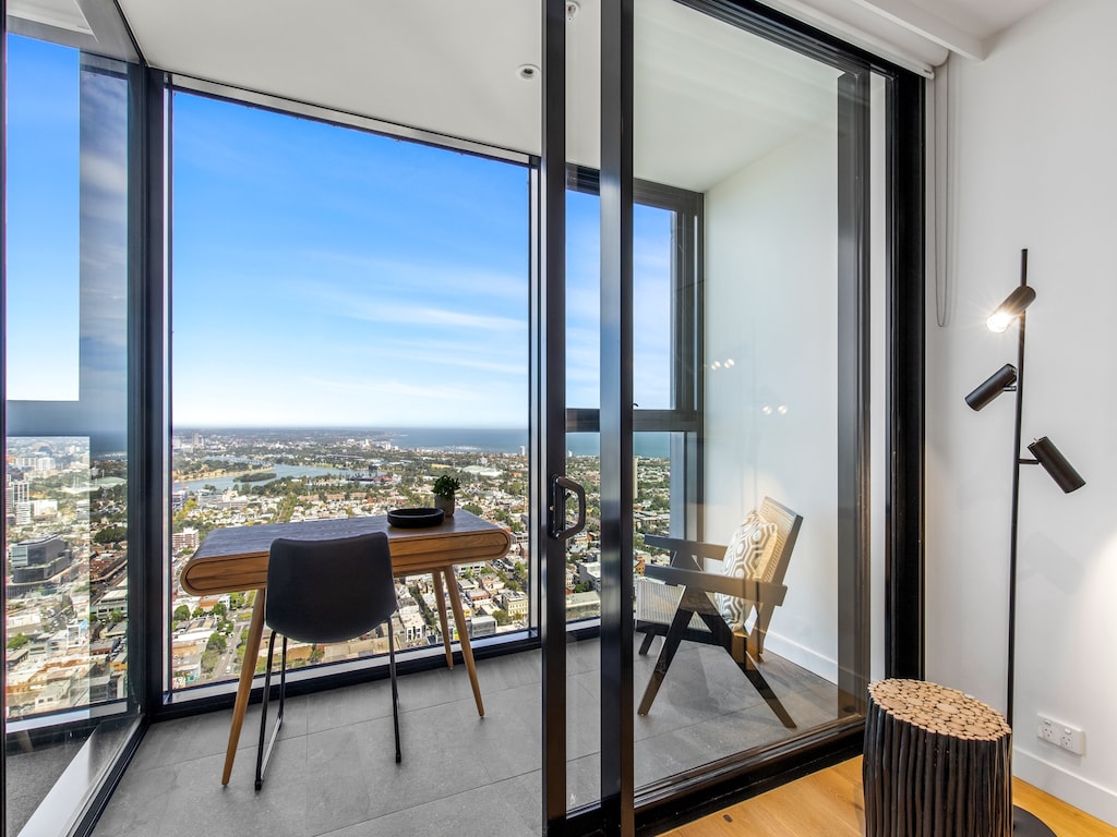 Modern 1-slaapkamerappartement in hippe Southbank met zwembad