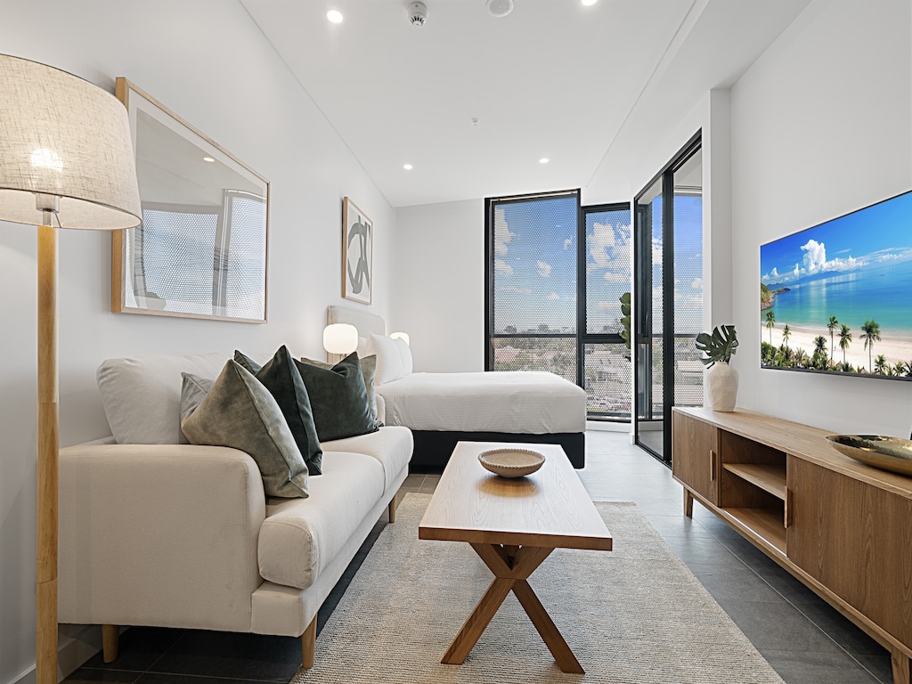 Moderne studio in Fremantle met prachtig dakterras