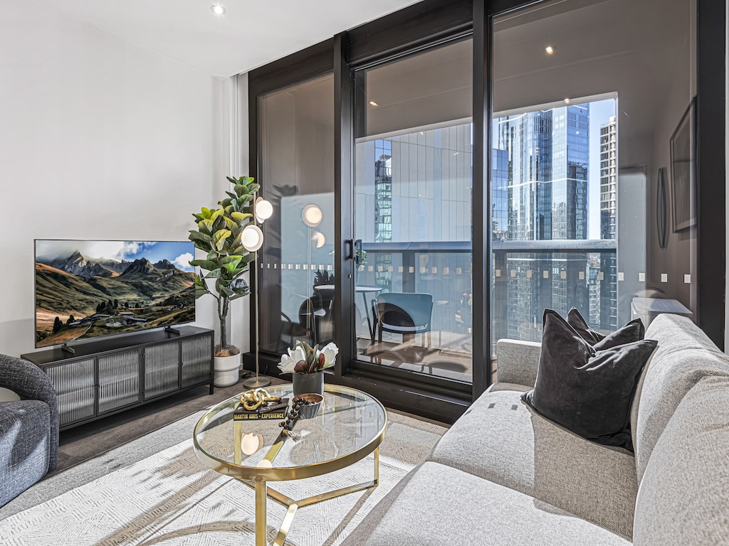 Elegantes Southbank Escape Apartment mit Balkon