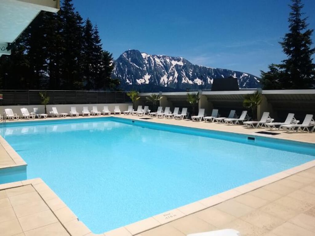 Appartement in Belledonne met uitzicht op de bergen